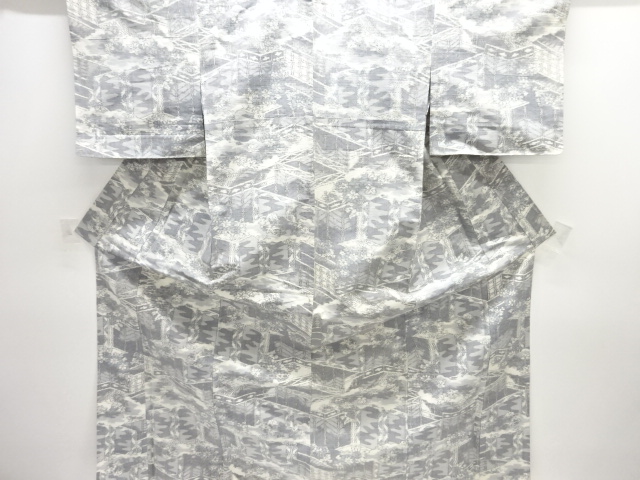 Japanese Kimono / Tsumugi Omeshi Silk